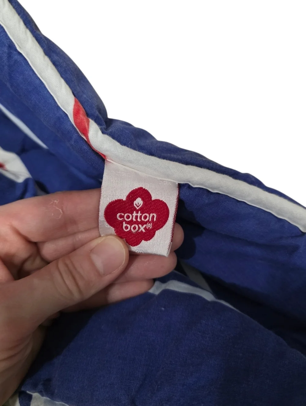 Cotton Box Nautical Red, White & Blue Boat Print Quilted Kids Comforter Blanket